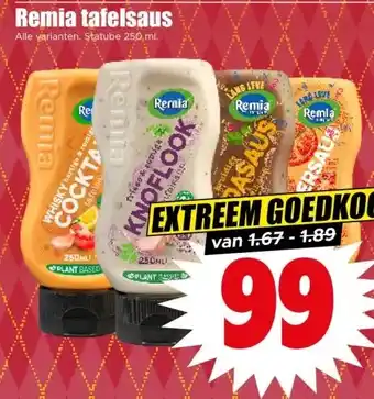 Dirk Remia tafelsaus aanbieding