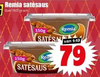 Dirk Remia satésaus aanbieding