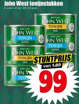 Dirk John West tonijnstukken aanbieding