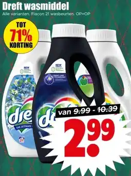 Dirk Dreft wasmiddel aanbieding