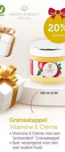 De Rode Pilaren Granaatappel Vitamine E Crème aanbieding