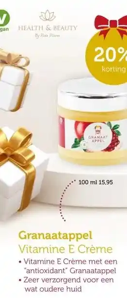 De Rode Pilaren Granaatappel Vitamine E Crème aanbieding