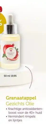 De Rode Pilaren Granaatappel Gezichts Olie aanbieding