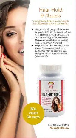 De Rode Pilaren Haar Huid & Nagels Voor gezond Haar, Huid & Nagels als ondersteuning van binnenuit aanbieding