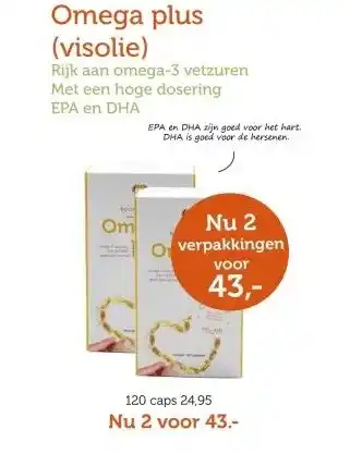 De Rode Pilaren Omega plus (visolie) aanbieding