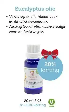 De Rode Pilaren Eucalyptus olie aanbieding