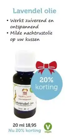 De Rode Pilaren Lavendel olie aanbieding
