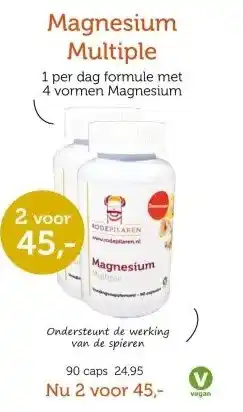De Rode Pilaren Magnesium Multiple aanbieding