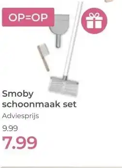 Prenatal Smoby schoonmaak set aanbieding