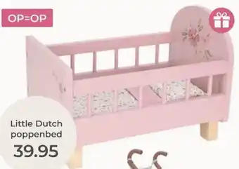 Prenatal Little Dutch poppenbed aanbieding
