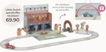 Prenatal Little Dutch speelkoffer racebaan aanbieding
