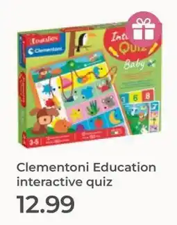 Prenatal Clementoni Education interactive quiz aanbieding