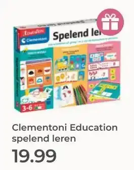 Prenatal Clementoni Education spelend leren aanbieding