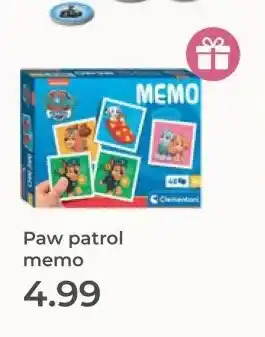 Prenatal Paw patrol memo aanbieding