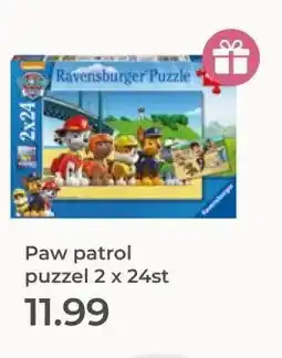 Prenatal Paw patrol puzzel aanbieding