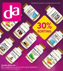 DA Golden Naturals aanbieding