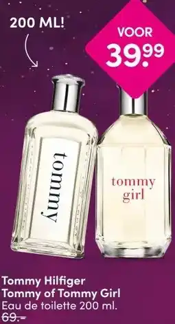 DA Tommy Hilfiger Tommy of Tommy Girl aanbieding