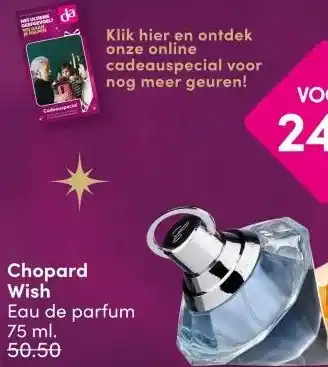 DA Chopard Wish aanbieding