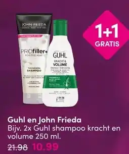 DA Guhl en John Frieda aanbieding