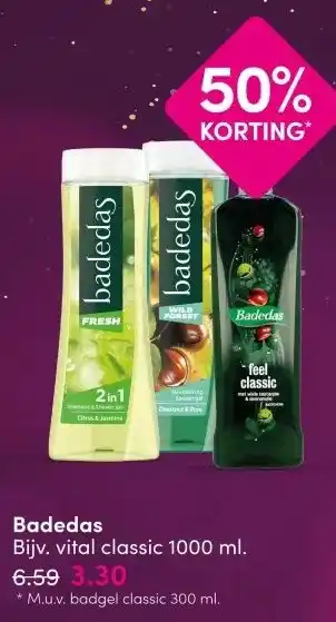 DA Badedas aanbieding