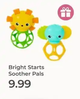 Prenatal Bright Starts Soother Pals aanbieding