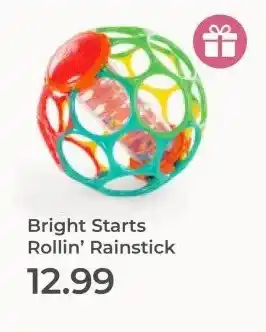 Prenatal Bright Starts Rollin' Rainstick aanbieding