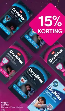 DA Huggies DryNites aanbieding