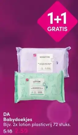DA DABabydoekjes aanbieding