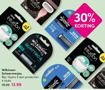 DA Wilkinson Scheermesjes aanbieding