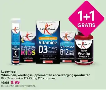 DA Lucovitaal Vitaminen, voedingssupplementen en verzorgingsproducten aanbieding