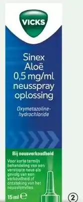 DA Vicks Sinex aanbieding