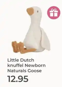 Prenatal Little Dutch knuffel Newborn Naturals Goose aanbieding
