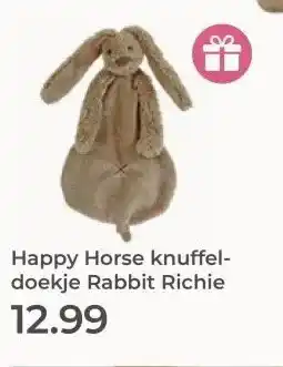 Prenatal Happy Horse knuffel- doekje Rabbit Richie aanbieding