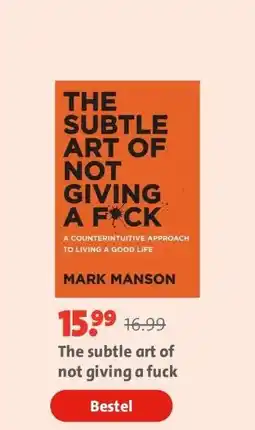 Bruna The subtle art of not giving a fuck aanbieding