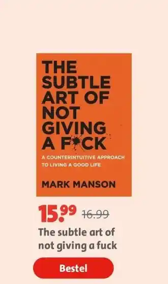 Bruna The subtle art of not giving a fuck aanbieding