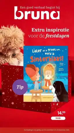 Bruna Later als ik groot ben, word ik Sinterklaas! aanbieding