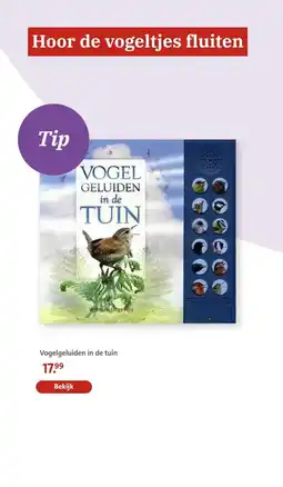 Bruna Vogelgeluiden in de tuin aanbieding