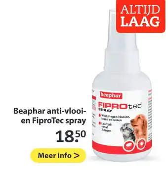 Boerenbond Beaphar anti-vlooi- en fiproTec spray aanbieding