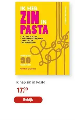 Bruna Ik heb zin in Pasta aanbieding