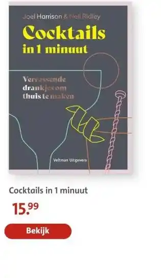 Bruna Cocktails in 1 minuut aanbieding
