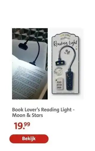 Bruna Book Lover's Reading Light - Moon & Stars aanbieding