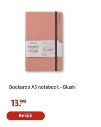 Bruna Bookaroo A5 notebook - Blush aanbieding