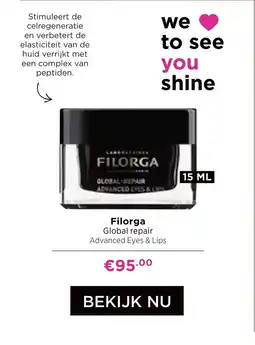 ICI Paris XL Filorga Global repair Advanced Eyes & Lips aanbieding