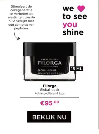ICI Paris XL Filorga Global repair Advanced Eyes & Lips aanbieding