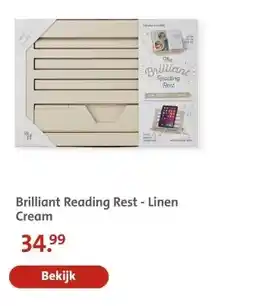 Bruna Brilliant Reading Rest - Linen Cream aanbieding