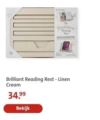 Bruna Brilliant Reading Rest - Linen Cream aanbieding