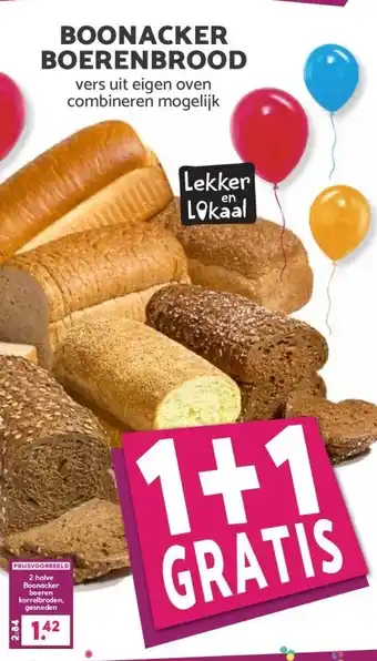 Boon`s Markt BOONACKER BOERENBROOD aanbieding
