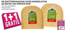 Boon`s Markt DE ROTTERDAMSCHE OUDE BORRELSTUK 36 EN/OF 100 WEKEN OUD aanbieding
