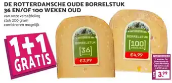 Boon`s Markt DE ROTTERDAMSCHE OUDE BORRELSTUK 36 EN/OF 100 WEKEN OUD aanbieding