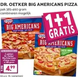 Boon`s Markt DR. OETKER BIG AMERICANS PIZZA aanbieding